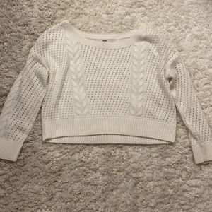 women’s white sweater